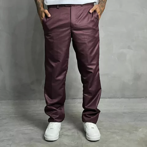 Calça Alfaiataria Bordo