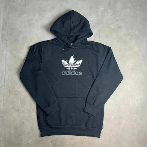 Blusa Moletom Canguru ADD Melt Preto