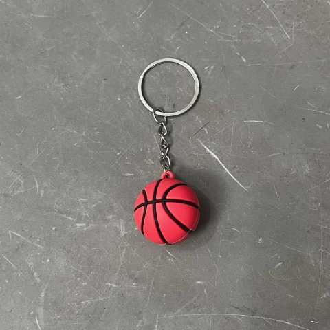 Chaveiro Emborrachado Bola de Basquete