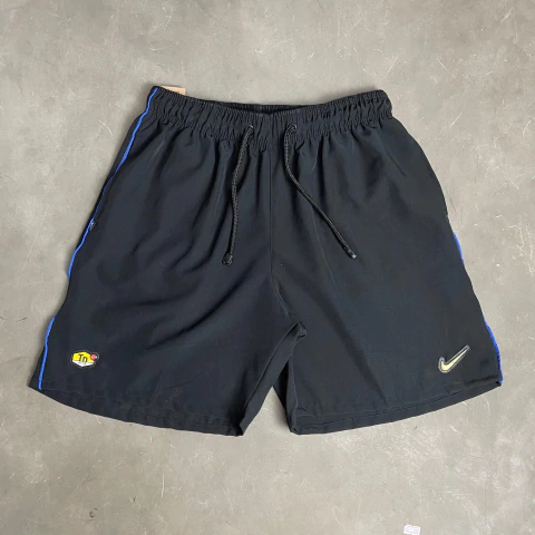 Short Tactel c/ Cordão NK TN Listra Azul