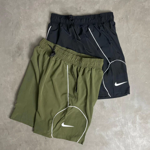 Short Tactel C/ Elástico NK Circle Logo