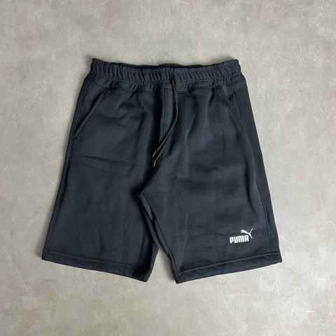 Bermuda Moletom PM Básico Preto