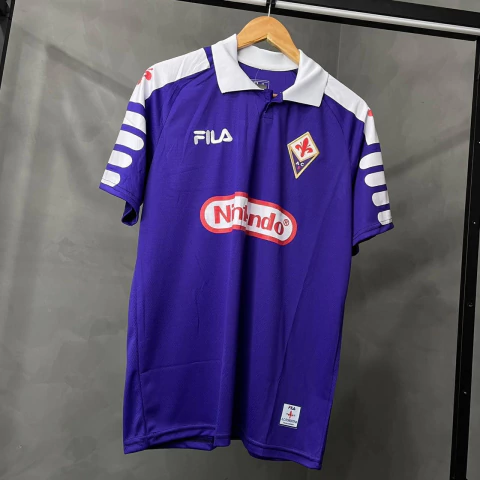 Camiseta de Time Fiorentina 1998 Roxa