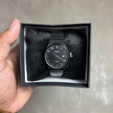 Relógio CAS Quartz Redondo Preto