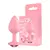 Plug Anal P com Glitter e Pedra Linha Lite Plug - Sexy Fantasy