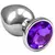 Plug Anal com Cristal Brilhante Tamanho M - Sexy Import - Medusa