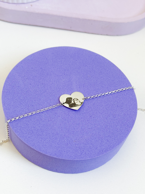 Pulseira personalizada com foto - comprar online
