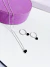 Conjunto coração zircônia