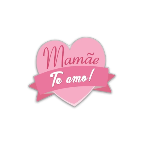 Painel - Coração Mamãe Eu Te Amo - comprar online