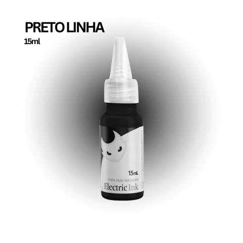 TINTA PRETO LINHA ELETRIC INK 15ml | 30ml | 240ml - comprar online