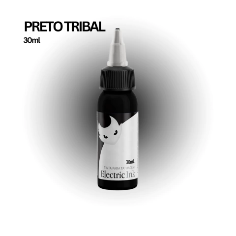 TINTA PRETO TRIBAL ELETRIC INK 15ml | 30ml - Tatu Shop