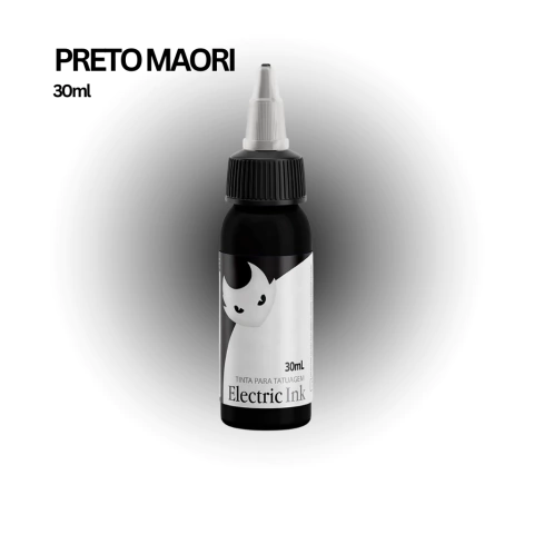 TINTA PRETO MAORI ELETRIC INK 15ml | 30ml - Tatu Shop