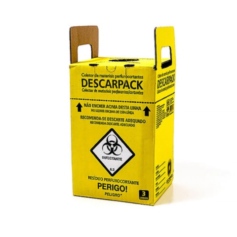 COLETOR PERFUROCORTANTE MATERIAIS DESCARPACK 1,5L / 3L / 7L na internet
