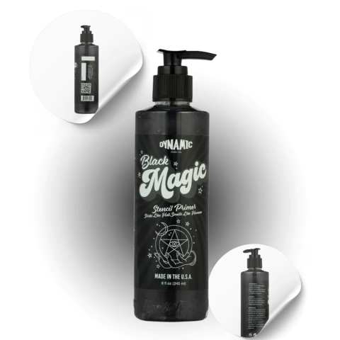 STENCIL TRANSFER PRIMER BLACK MAGIC - DYNAMIC 240ml