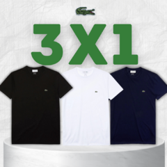 ¡OFERTA 3x1! REMERAS LACOSTE CLASSIC