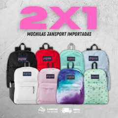 ¡IMPERDIBLE 2X1! MOCHILAS JANSPORT IMPORTADAS - comprar online