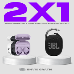 Auriculares Galaxy Buds 2 Pro + JBL Clip 4 DE REGALO.