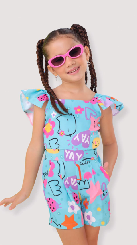 Macaquinho Luna Hello Kitty - comprar online