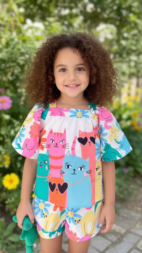 Conjunto Sophia Gatos - comprar online