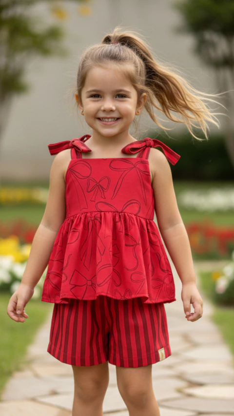 Conjunto Angel Laços de Natal - comprar online