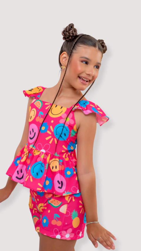 Conjunto Chloe Emojis pink - comprar online