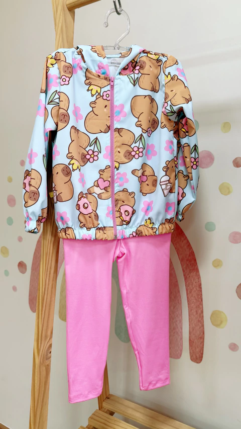 Conjunto Corta vento Capivara - comprar online