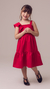 Vestido Bianca vermelho - Marina Flor Kids