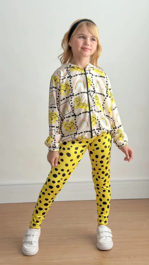 Conjunto Corta vento Onça - comprar online