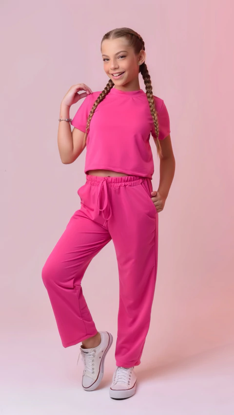 Conjunto Molekinha rosa - MENINA MOLEKA - comprar online
