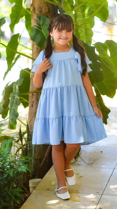 Vestido Liz azul - comprar online