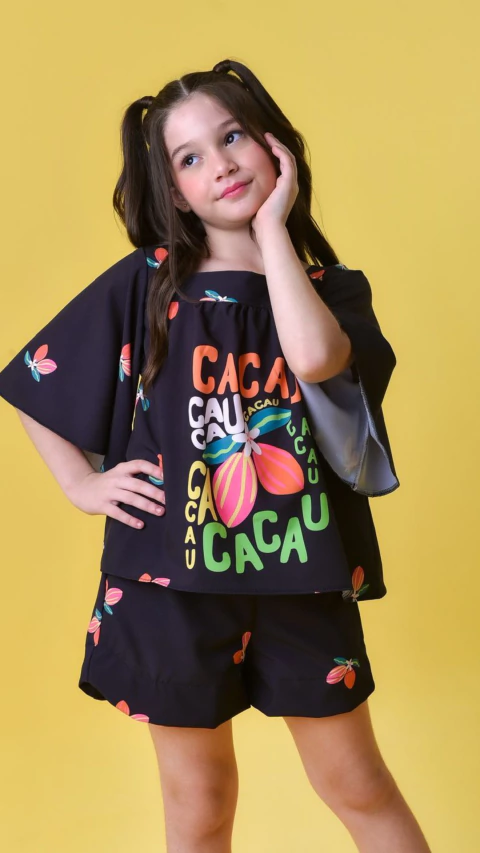 Conjunto Maya Cacau - MENINA MOLEKA (forma grande) - comprar online