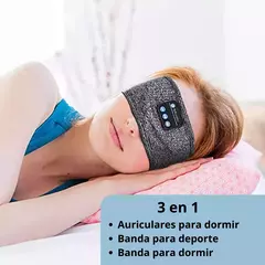 Vincha con auriculares para hacer deporte o dormir