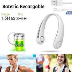 Ventilador de cuello inalámbrico - CoolBreeze™ - Tienda Boreal