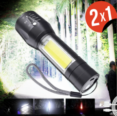Super Linterna 3 en 1 Titanium PRO con estuche De REGALO (Oferta 1+1 GRATIS)