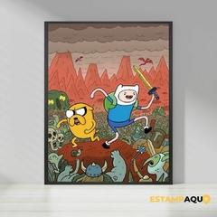 Quadro MDF - Hora de Aventura