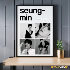 Quadro MDF - Seungmin - Stray Kids