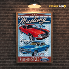 Quadro MDF - Mustang