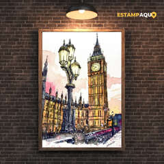 Quadro MDF - Londres