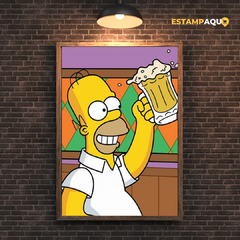 Quadro MDF - Homer Simpson