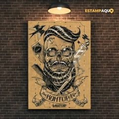 Quadro MDF - Barbeiro