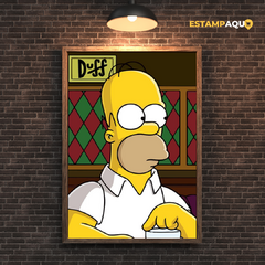 Quadro MDF - Homer Simpson (Simpsons)