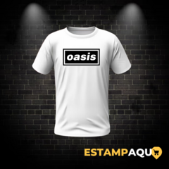 Camiseta - Oasis - Estampa Aqui