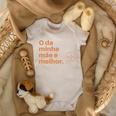 O Da Minha Mãe é melhor - Body Branco 100% Algodão - comprar online