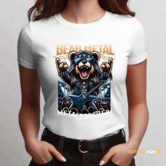 Bear Metal - Urso Metaleiro - Estampa Aqui