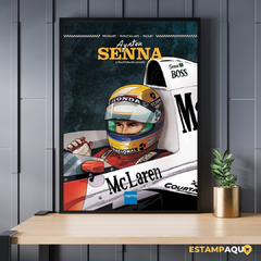 Quadro MDF - Ayrton Senna