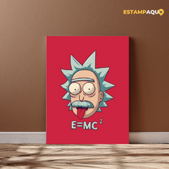 Quadro MDF - Rick (Rick e Morty)