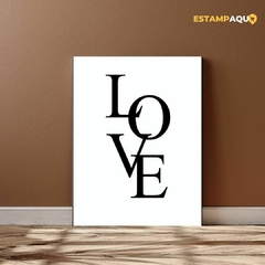 Quadro MDF - Love