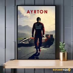 Quadro MDF - Ayrton Senna