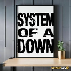 Quadro MDF - System Of a Down