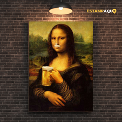 Quadro MDF - Monalisa